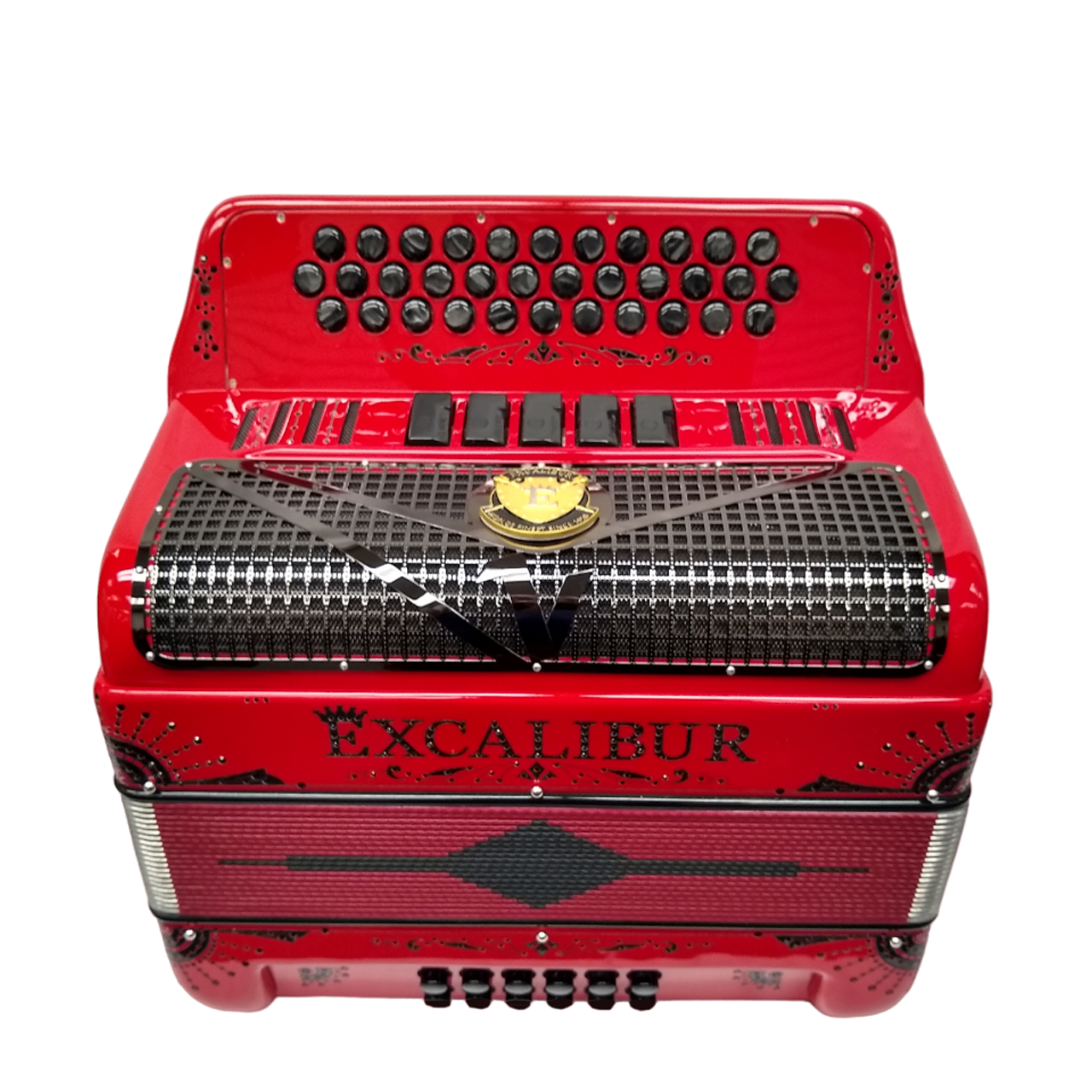 Excalibur Crown Series 5 Switch Ferrari Red With Black Nickel