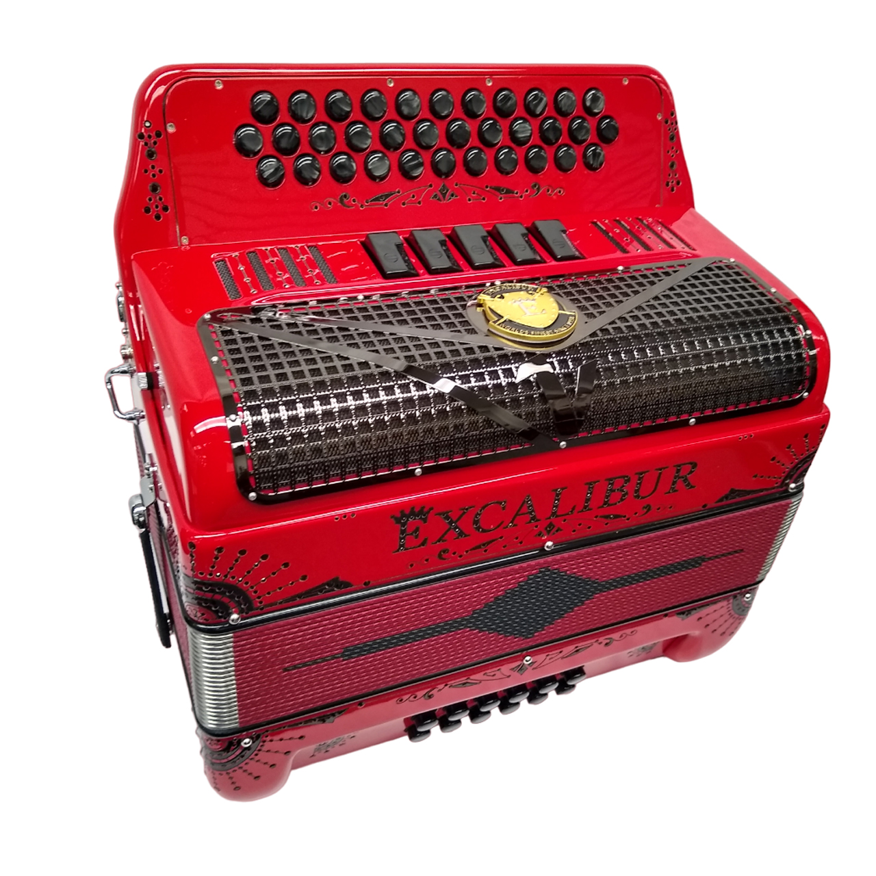 Excalibur Crown Series 5 Switch Ferrari Red With Black Nickel - Image 4