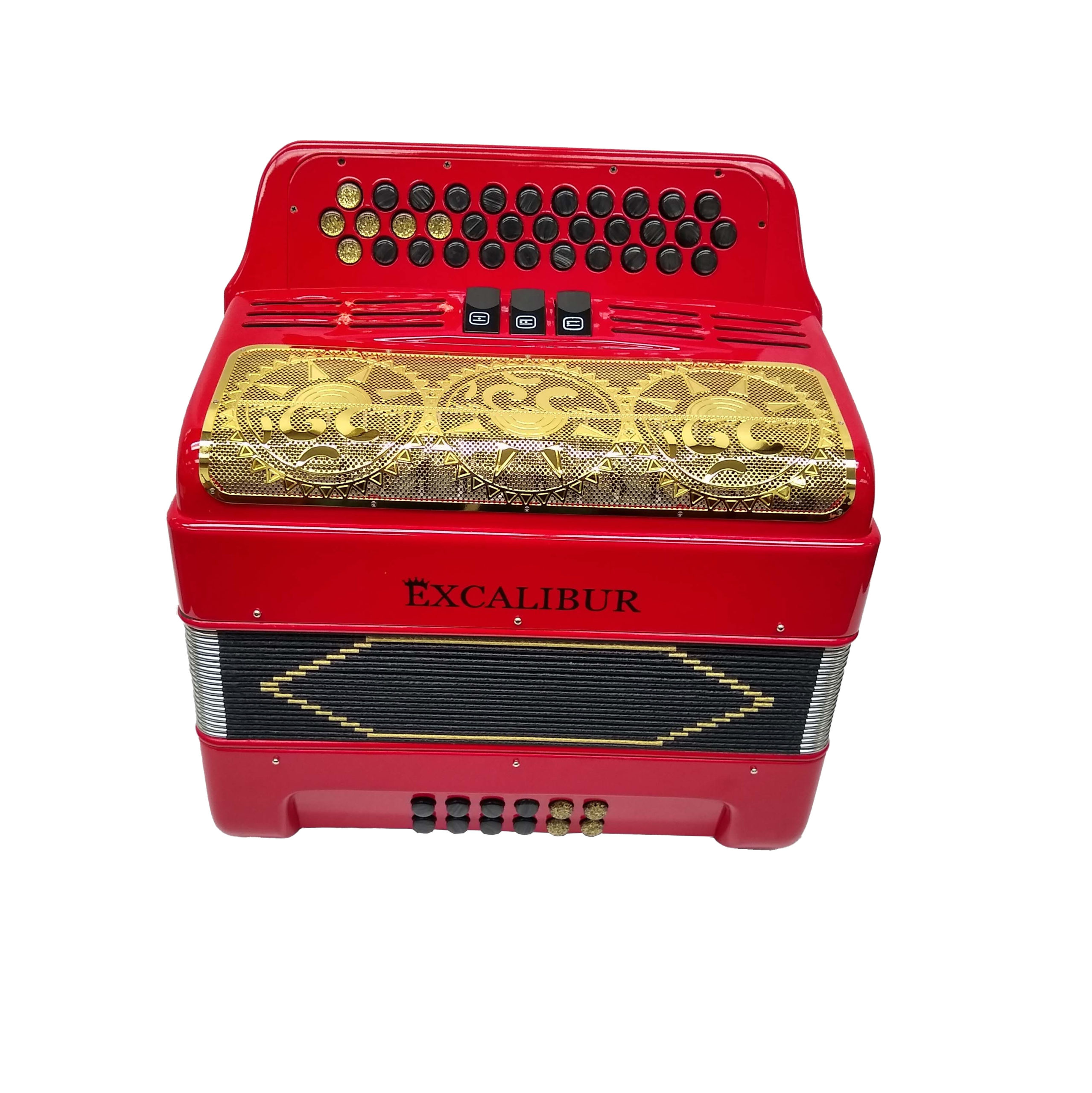 Excalibur Super Classic PSI 34 Key Ferrari Red Polish/gold