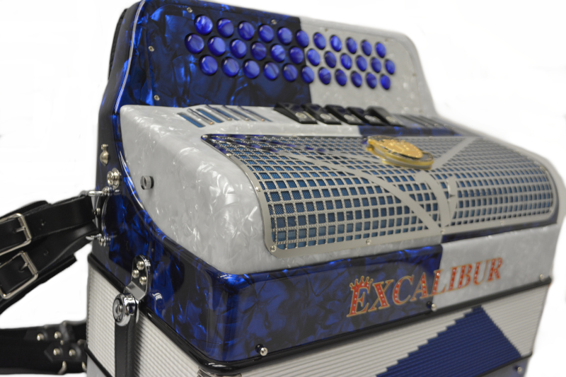 Excalibur Crown Custom 5 Switch White/Blue FBbEb
