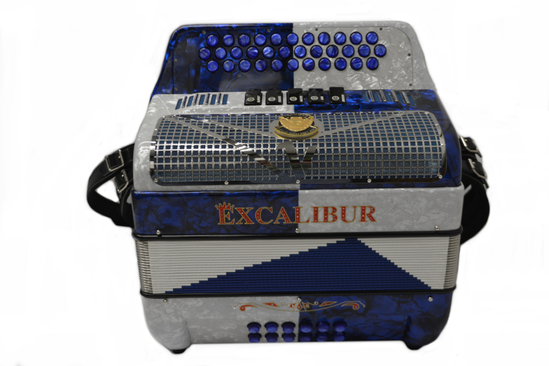 Excalibur Crown Custom 5 Switch White/Blue FBbEb
