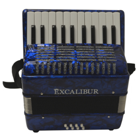 Excalibur Premier 22 Piano Accordion - Dark Blue